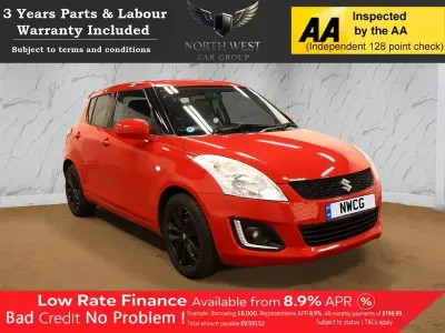 Used Suzuki Swift SZ-L 94 HP (69 kW) 2016 Red Hatchback