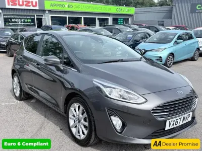 Used Ford Fiesta Titanium 125 HP (91 kW) 2017 Grey Hatchback