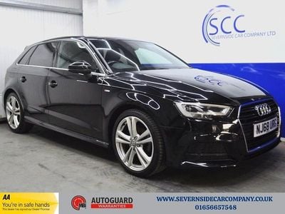 Black Used 2018 Audi A3 Sportback S-Line Hatchback | £14,295 (Fair price)