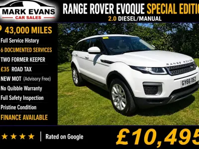 Used Land Rover Range Rover evoque SE 2016 White Estate