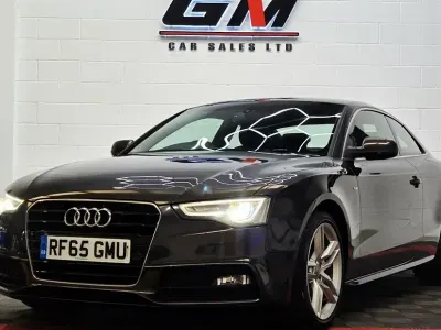 Used Audi A5 S-Line 190 HP (139 kW) 2016 Grey Coupe