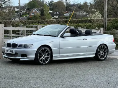 Begagnad BMW 320 Cabriolet Sport Line 2005 Silver Cab