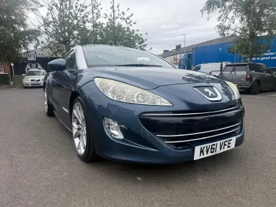 Used Peugeot RCZ GT 200 HP (147 kW) 2011 Blue Coupe