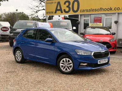 Usado Skoda Fabia Comfort 2022 Azul Citadino