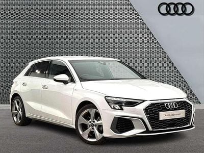 Used Audi A3 S-Line 108 HP (79 kW) 2023 White Sedan