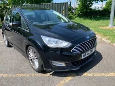 Used Ford C-MAX Titanium 125 HP (91 kW) 2016 Black MPV
