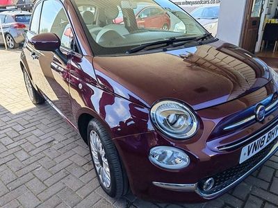 Used Fiat 500 Lounge 69 HP (50 kW) 2018 Red Hatchback
