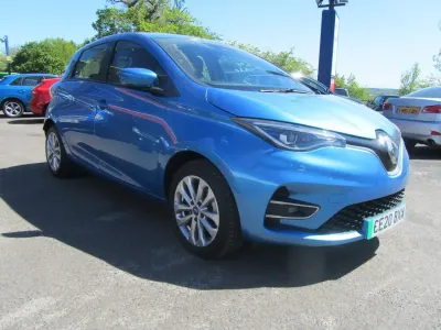 Używany Renault Zoe Iconic 80 kW (109 KM) 2020 Niebieski Hatchback