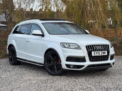 White Used 2015 Audi Q7 S-line plus SUV | £11,995 (Fair price)