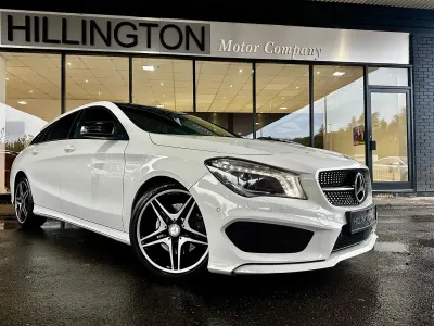 Used Mercedes CLA220 Shooting Brake AMG 177 HP (130 kW) 2016 White Estate