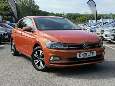 Used VW Polo Match 95 HP (69 kW) 2021 Orange Hatchback