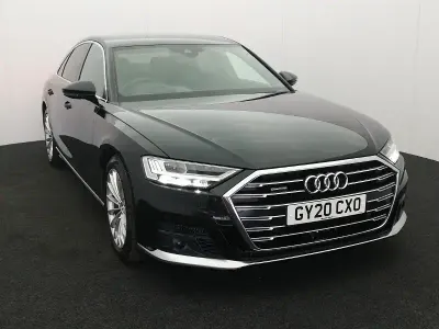 Usado Audi A8 S-Line 286 CV (210 kW) 2020 Negro Berlina