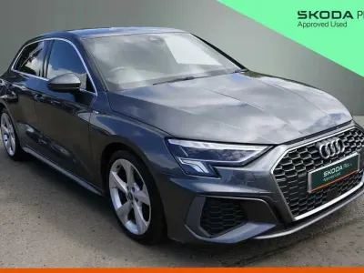 Used Audi A3 S-Line 147 HP (108 kW) 2021 Grey Sedan