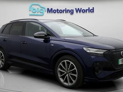 Used Audi Q4 e-tron S-Line 150 kW (204 HP) 2022 Blue SUV