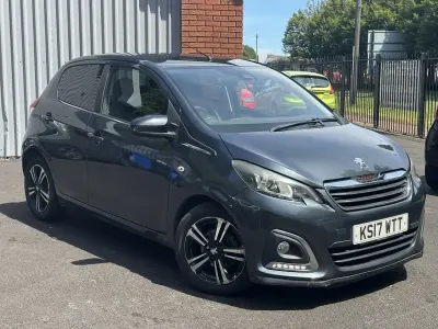 Used Peugeot 108 GT-line 82 HP (60 kW) 2017 Grey Hatchback