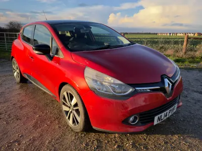 Used Renault Clio Dynamique 90 HP (66 kW) 2014 Red Hatchback