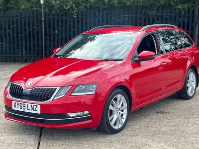 Used Skoda Octavia SE L 150 HP (110 kW) 2019 Red Estate
