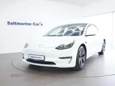Used Tesla Model 3 Long Range AWD 366 kW (498 HP) 2021 White Sedan