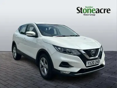Used Nissan Qashqai Acenta Premium 115 HP (84 kW) 2020 White SUV