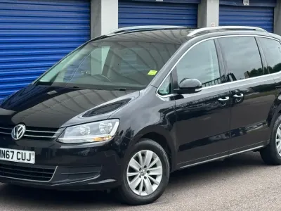 Used VW Sharan SE 177 HP (130 kW) 2017 Black MPV