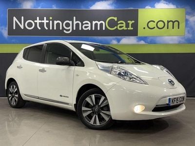 White Used 2015 Nissan Leaf Tekna Hatchback | £4,995 (A bit pricey)