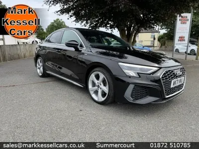 Used Audi A3 S-Line 150 HP (110 kW) 2021 Black Sedan
