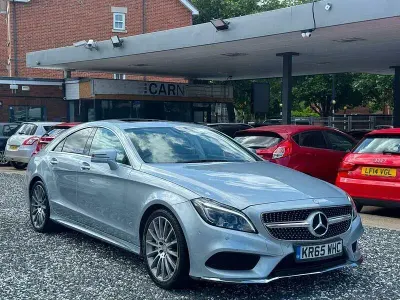 Used Mercedes CLS350 AMG Line Premium Plus 2015 Silver Coupe