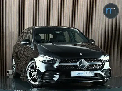 Used Mercedes B180 AMG line 116 HP (85 kW) 2019 Black Hatchback