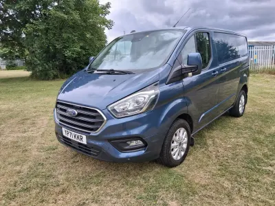 Used Ford Transit Custom Limited 130 HP (95 kW) 2021 Blue Van