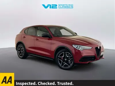 Begagnad Alfa Romeo Stelvio Ti 280 HK (205 kW) 2020 Röd SUV