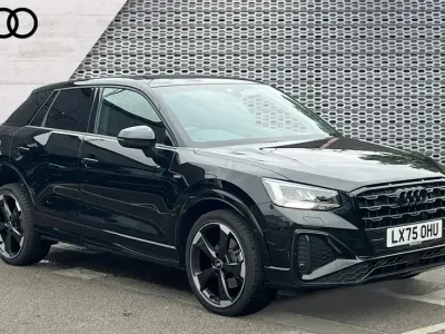 Used Audi Q2 Black Edition 150 HP (110 kW) 2025 Mythos black SUV