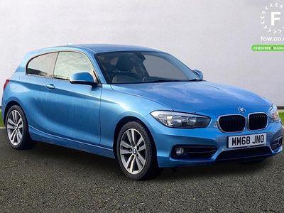 Used BMW 118 Sport Line 136 HP (100 kW) 2018 Blue Hatchback