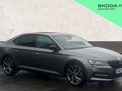 Grey Used 2023 Skoda Superb SportlinePlus Hatchback | £25,803 (Fair price)