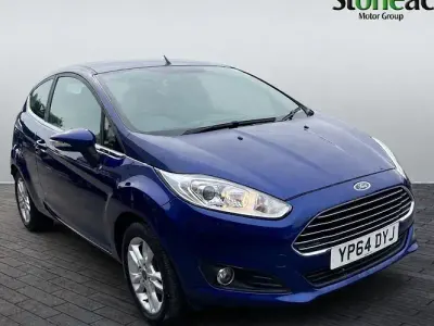 Used Ford Fiesta Zetec 82 HP (60 kW) 2017 Blue Hatchback