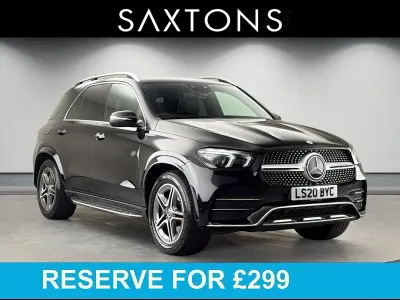 Used Mercedes GLE450 AMG AMG line 367 HP (269 kW) 2019 Obsidian black SUV