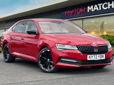Used Skoda Superb SportlinePlus 2022 Red Hatchback