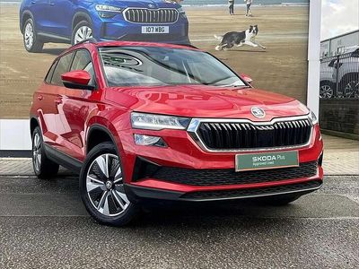 Used Skoda Karoq SE Drive 113 HP (83 kW) 2023 Velvet red metallic SUV
