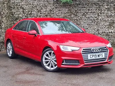 Used Audi A4 Sport 150 HP (110 kW) 2019 Red Sedan