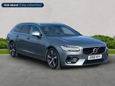 Usado Volvo V90 R-Design Pro 2018 Gris Familiar