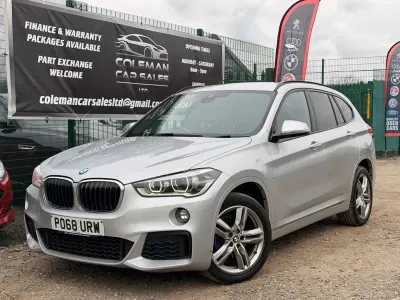 Begagnad BMW X1 M Sport 150 HK (110 kW) 2018 Silver SUV