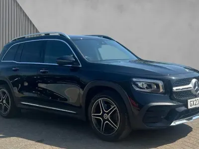 Used Mercedes GLB200 AMG Line Premium 163 HP (119 kW) 2023 Cosmos black metallic SUV