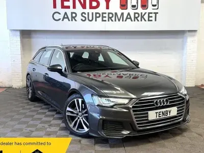 Used Audi A6 S-Line 204 HP (150 kW) 2019 Grey Estate