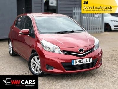 Used Toyota Yaris 99 HP (72 kW) 2012 Red Hatchback