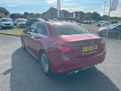 Used Mercedes A250 AMG Line Premium Plus 15 HP (11 kW) 2023 Red Sedan