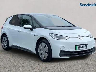Used VW ID.3 Pro Performance 150 kW (204 HP) 2021 White Hatchback