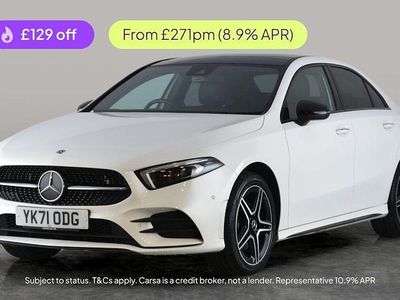 White Used 2021 Mercedes A250 AMG Line Premium Plus Sedan | £18,915 (Fair price)