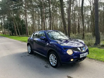 Used Nissan Juke Acenta Premium 117 HP (86 kW) 2015 Blue SUV