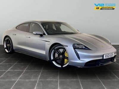 Silver Used 2021 Porsche Taycan Performance Package Sedan | £56,495 (Fair price)