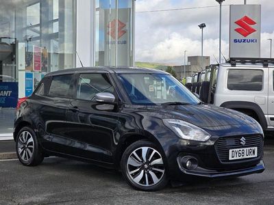 Black/silver Used 2018 Suzuki Swift SZ5 Hatchback | £9,495 (Fair price)