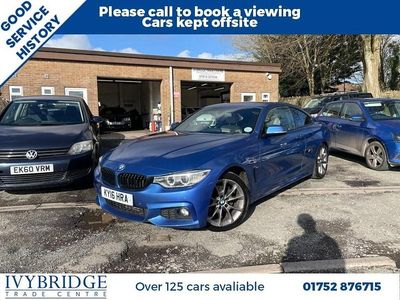 Used BMW 420 M Sport 190 HP (139 kW) 2016 Blue Coupe